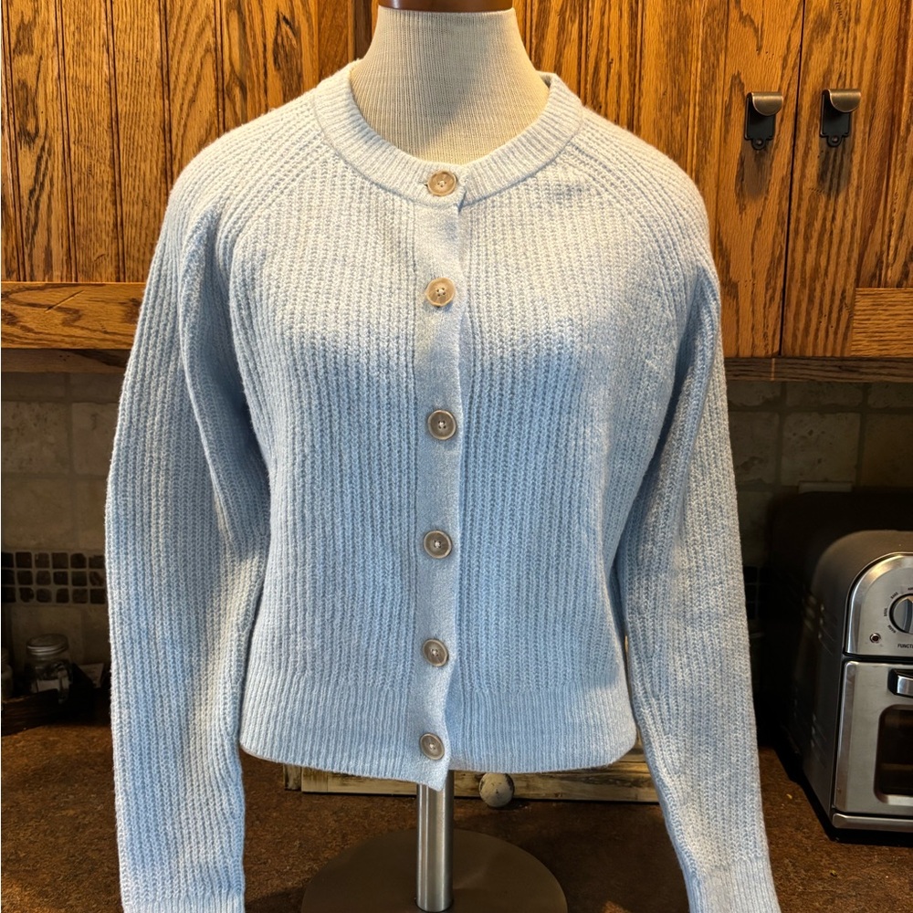 Universal Thread Sky Blue Button-Up Cardigan - image 1